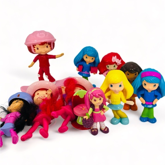 Strawberry Shortcake McDonald’s And Extras Toys Figures Dolls Lot Of 11 Scented - Picture 1 of 7